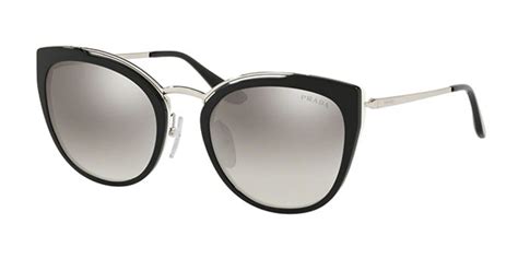 Prada PR 20US 4BK5O0 Sunglasses in Silver/Black